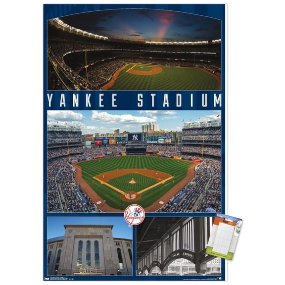 MLB New York Yankees - Stadium 16 Wall Poster, 14.725" x 22.375"