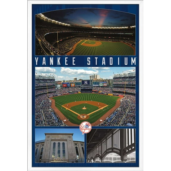 MLB New York Yankees - Stadium 16 Wall Poster, 22.375" x 34", Framed