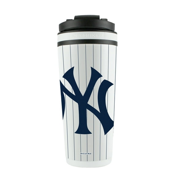 MLB New York Yankees Team Pinstripe 26oz 4D Stainless Steel Ice Shaker