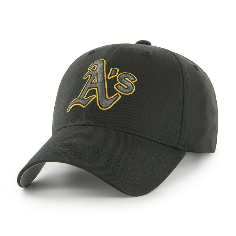 MLB Oakland Athletics Black Mass Basic Adjustable Cap/Hat by Fan Favorite 