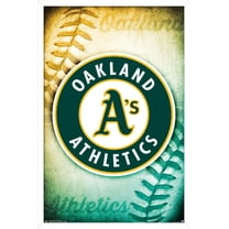 MLB Oakland Athletics - Logo 14 Wall Poster, 14.725" x 22.375", Framed