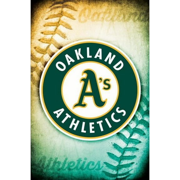 MLB Oakland Athletics - Logo 14 Wall Poster, 22.375" x 34"