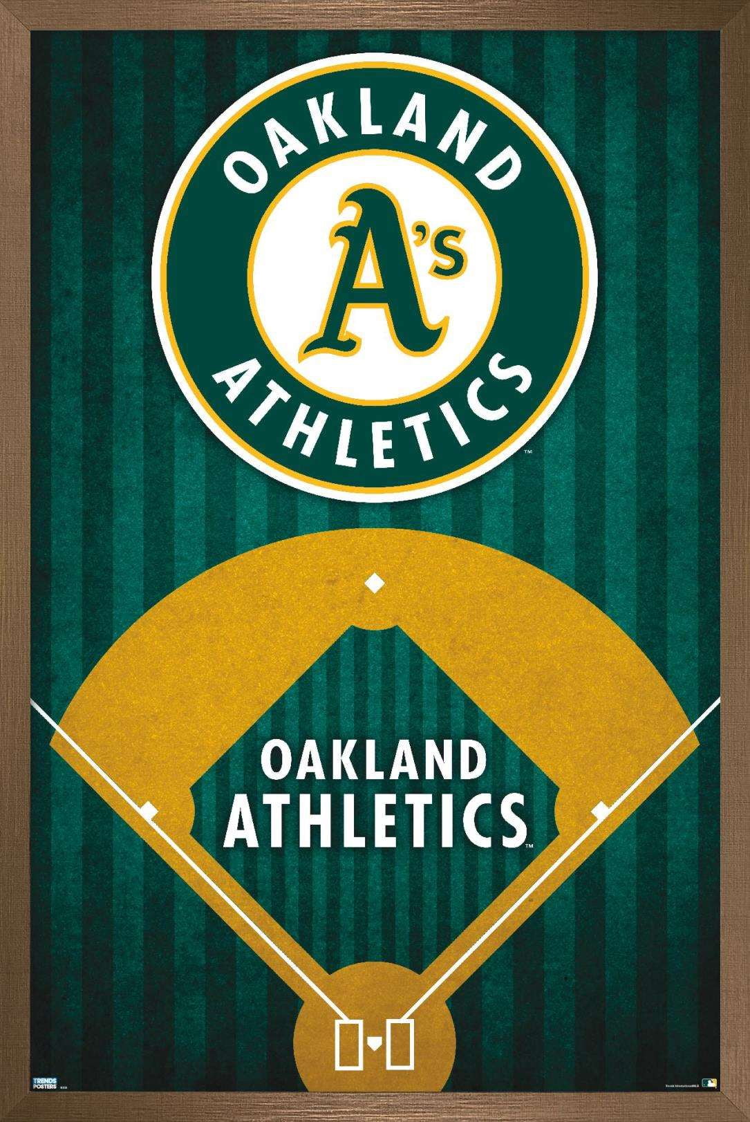 MLB Oakland Athletics - Logo 20 Wall Poster, 14.725" x 22.375", Framed