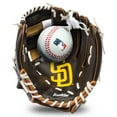 thumbnail image 1 of Franklin Sports MLB Youth Tee ball Glove and Ball Set - Kids San Diego Padres Baseball and Tee ball Glove and Ball - Perfect First Kids Glove - 9.5", 1 of 8