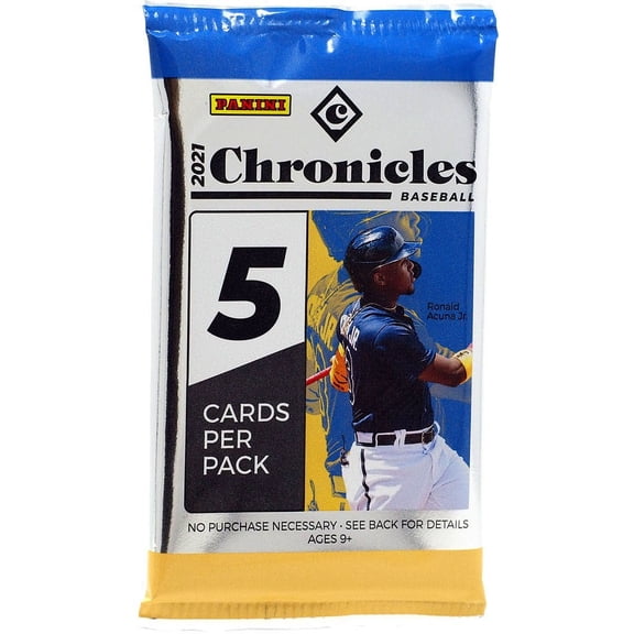 MLB Panini 2021 Chronicles Baseball Trading Card MEGA Box Pack (5 Cards)