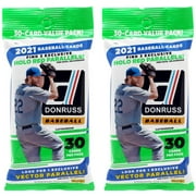 MLB Panini 2021 Donruss Baseball LOT of 2 Trading Card VALUE Packs