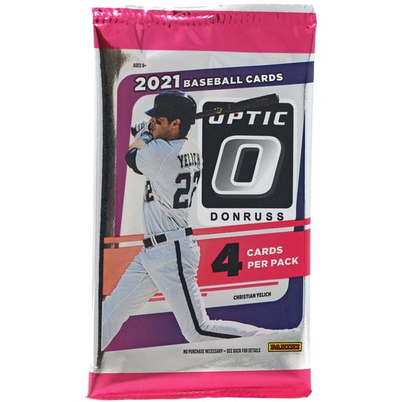 MLB Panini 2021 Donruss Optic Baseball Trading Card BLASTER Pack (4 Cards)