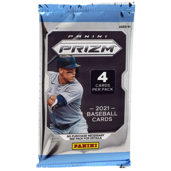 Collectible MLB Panini 2021 Prizm Baseball Trading Card BLASTER Pack (4 Cards)