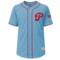 thumbnail image 1 of MLB Philadelphia Phillies Men's Alternate Color Cooperstown Full Button Jersey, 1 of 5