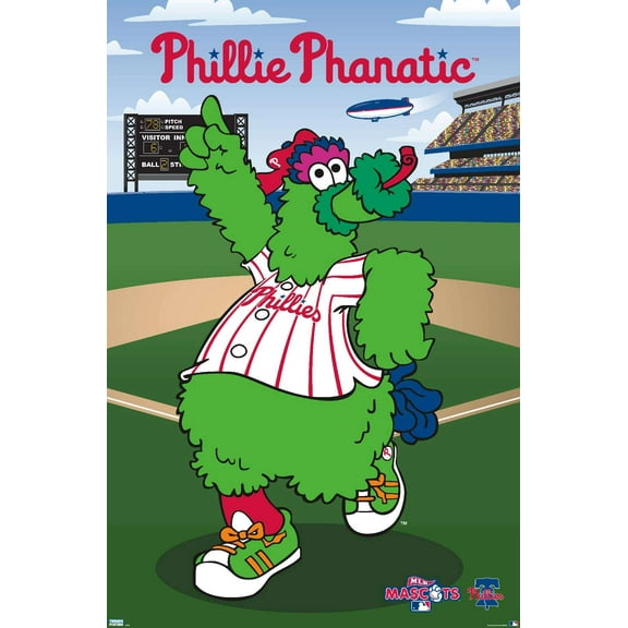 MLB Philadelphia Phillies - Phillie Phanatic Wall Poster, 14.725" x 22.375"