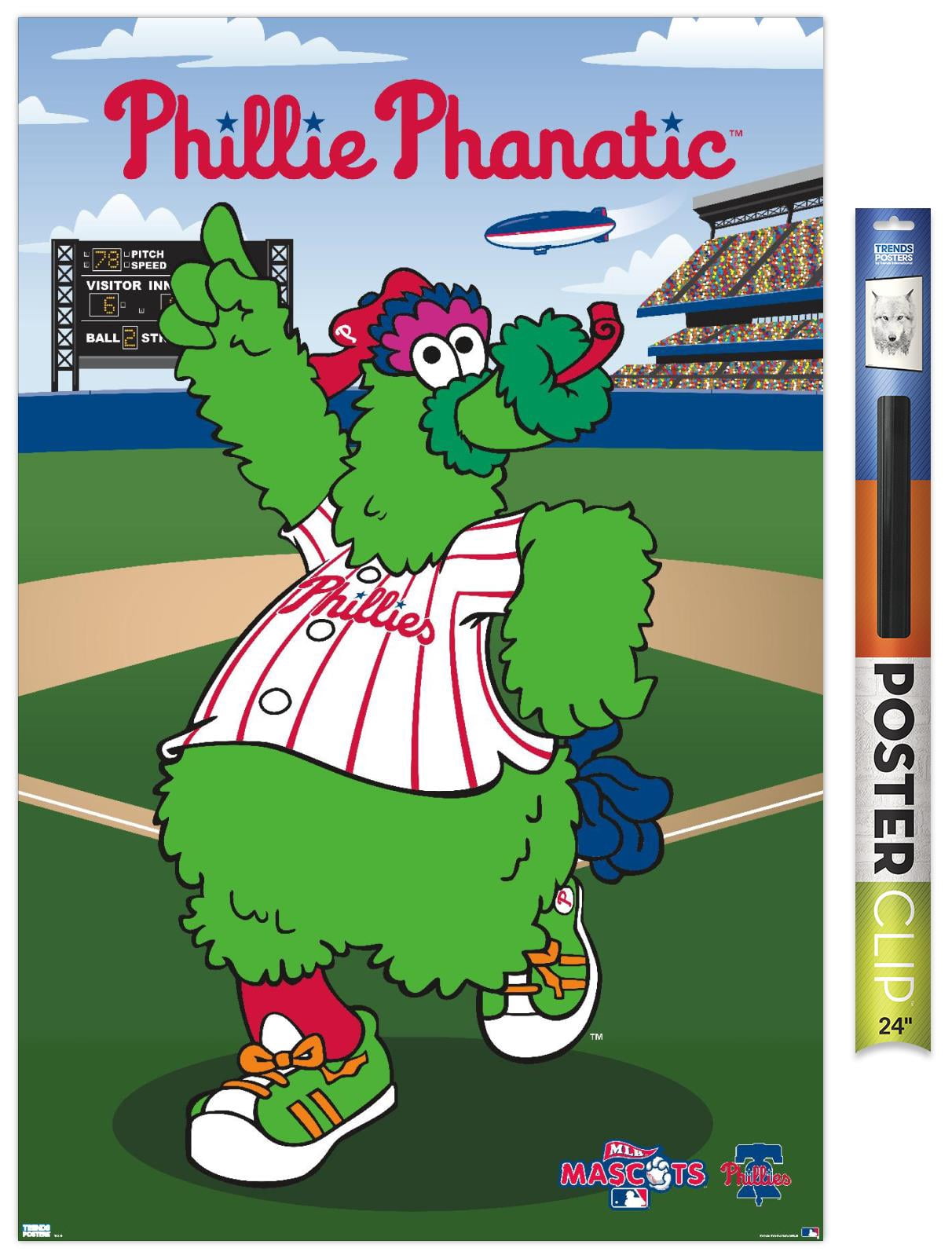 MLB Philadelphia Phillies - Phillie Phanatic Wall Poster, 22.375" x 34"