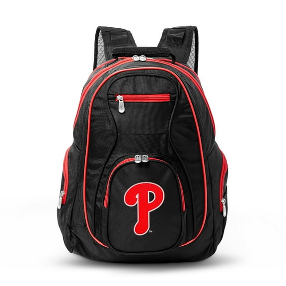 MLB Philadelphia Phillies Premium Laptop Backpack with Colored Trim