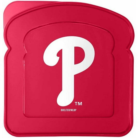 MLB Philadephia Phillies Sandwich Container Set, 4pk