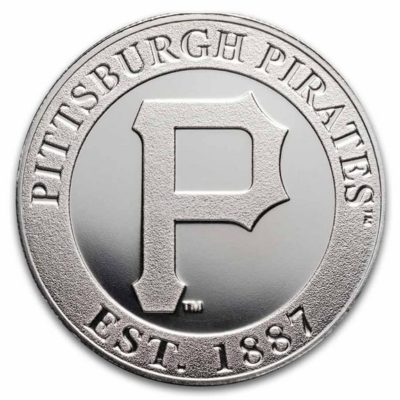 MLB Pittsburgh Pirates 1 oz Silver Round