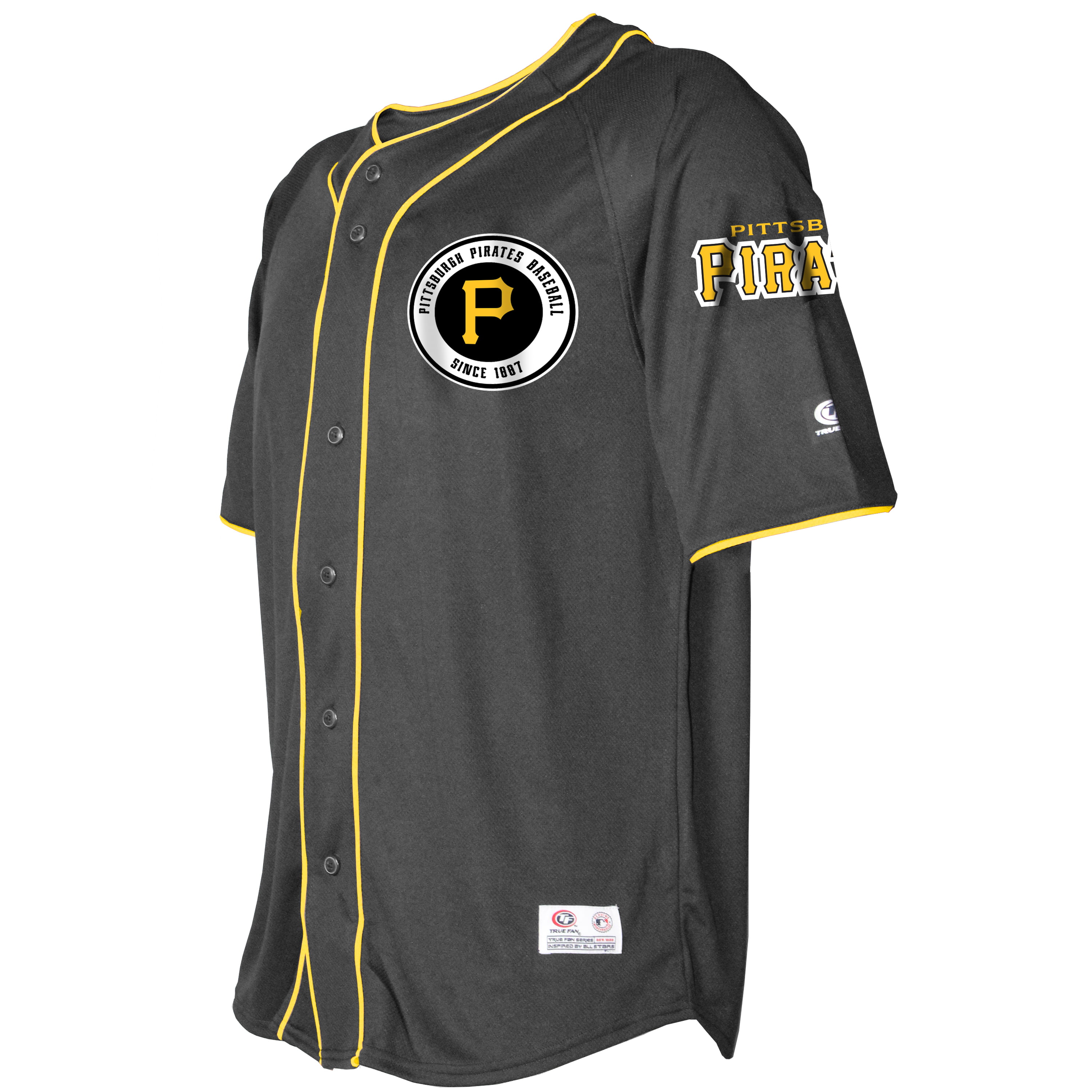 MLB Pittsburgh Pirates Adult Button - Down Jersey 