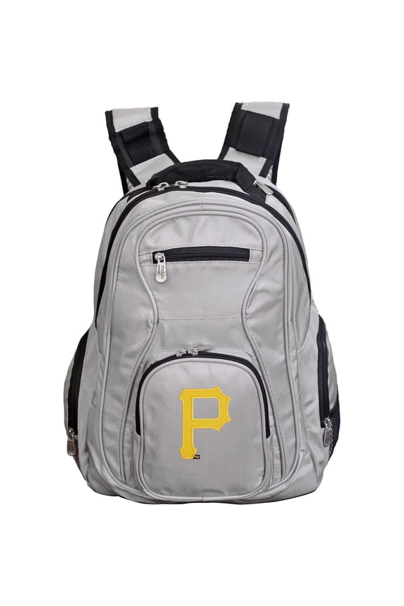 MLB Pittsburgh Pirates Gray Premium Laptop Backpack
