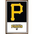 thumbnail image 1 of MLB Pittsburgh Pirates - Logo 22 Wall Poster, 22.375" x 34" Framed, 1 of 5