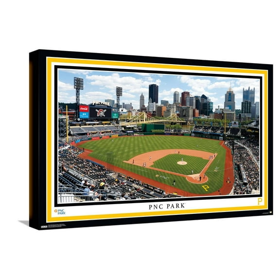 MLB Pittsburgh Pirates - PNC Park 22 Canvas Wall Poster, 14.725" x 22.375"