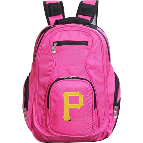 MLB Pittsburgh Pirates Pink Premium Laptop Backpack