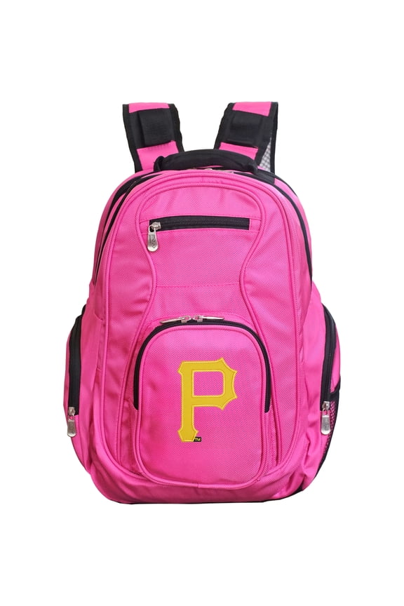 MLB Pittsburgh Pirates Pink Premium Laptop Backpack