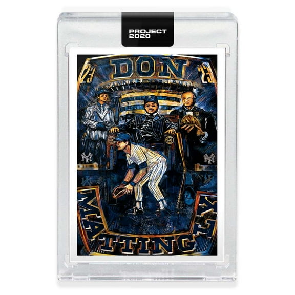 MLB Project 2020 Baseball 1984 Don Mattingly Trading Card (#118, by Andrew Thiele)