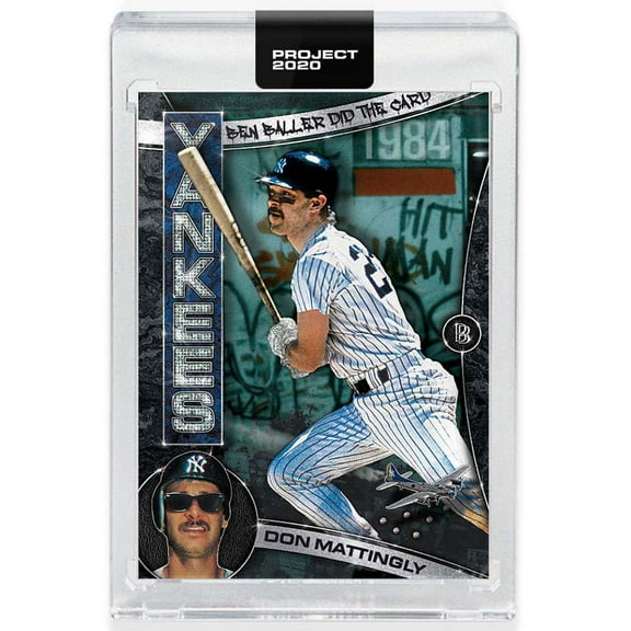 MLB Project 2020 Baseball 1984 Don Mattingly Trading Card (#170, by Ben Baller)