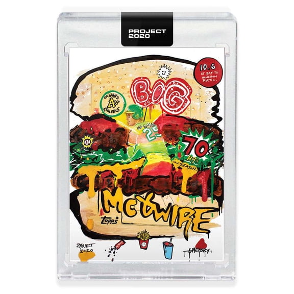 MLB Project 2020 Baseball 1987 Mark McGwire Trading Card (#152, by Gregory Siff)