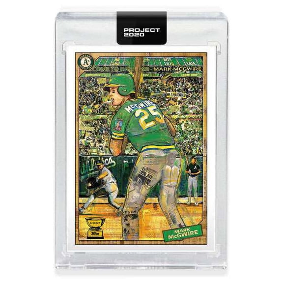 MLB Project 2020 Baseball 1987 Mark McGwire Trading Card (#97, by Andrew Thiele)