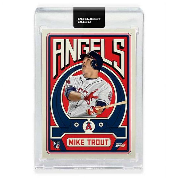 MLB Project 2020 Baseball 2011 Mike Trout Trading Card (#187, by Grotesk)