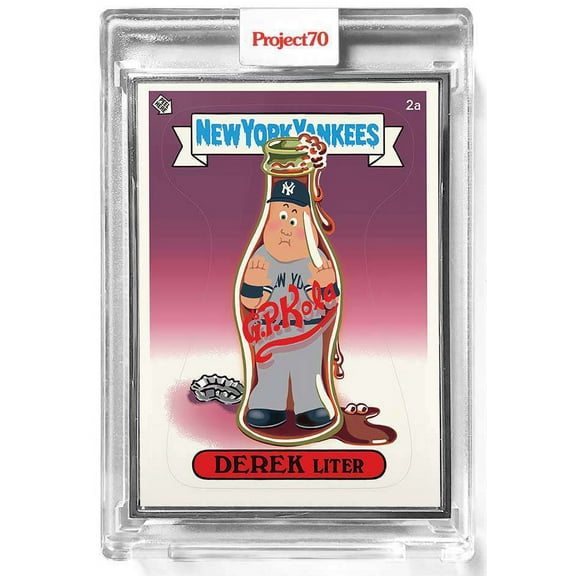 MLB Project70 Baseball 1986 Derek Jeter Trading Card (#737, By Keith Shore)