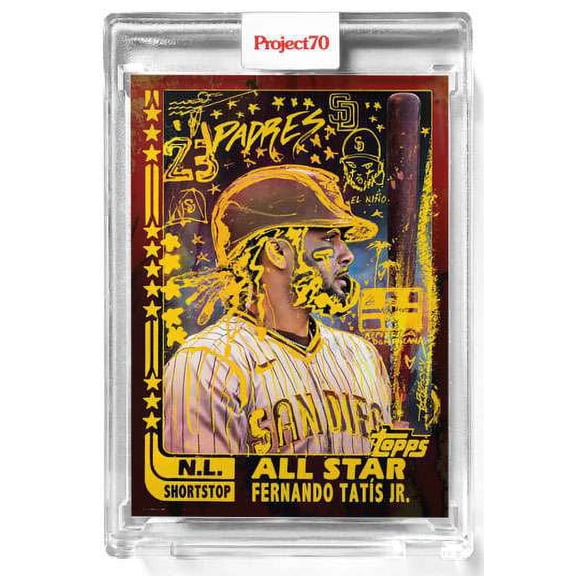 MLB Project70 Baseball Feranando Tatis Jr. Trading Card (#645, by Gregory Siff)