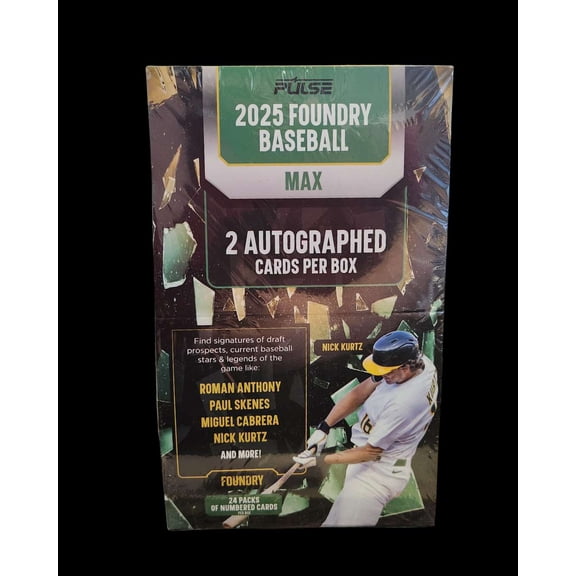 MLB Pulse 2025 Foundry Baseball Max Booster Box [24 packs]