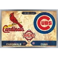 thumbnail image 1 of MLB Rivalries - St. Louis Cardinals vs Chicago Cubs Wall Poster, 14.725" x 22.375" Framed, 1 of 6