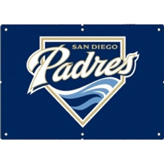 MLB SAN DIEGO PADRES Banner 2x3 Heavy Duty Fabric Flag