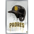 thumbnail image 1 of MLB San Diego Padres - Drip Helmet 22 Wall Poster, 14.725" x 22.375" Framed, 1 of 5