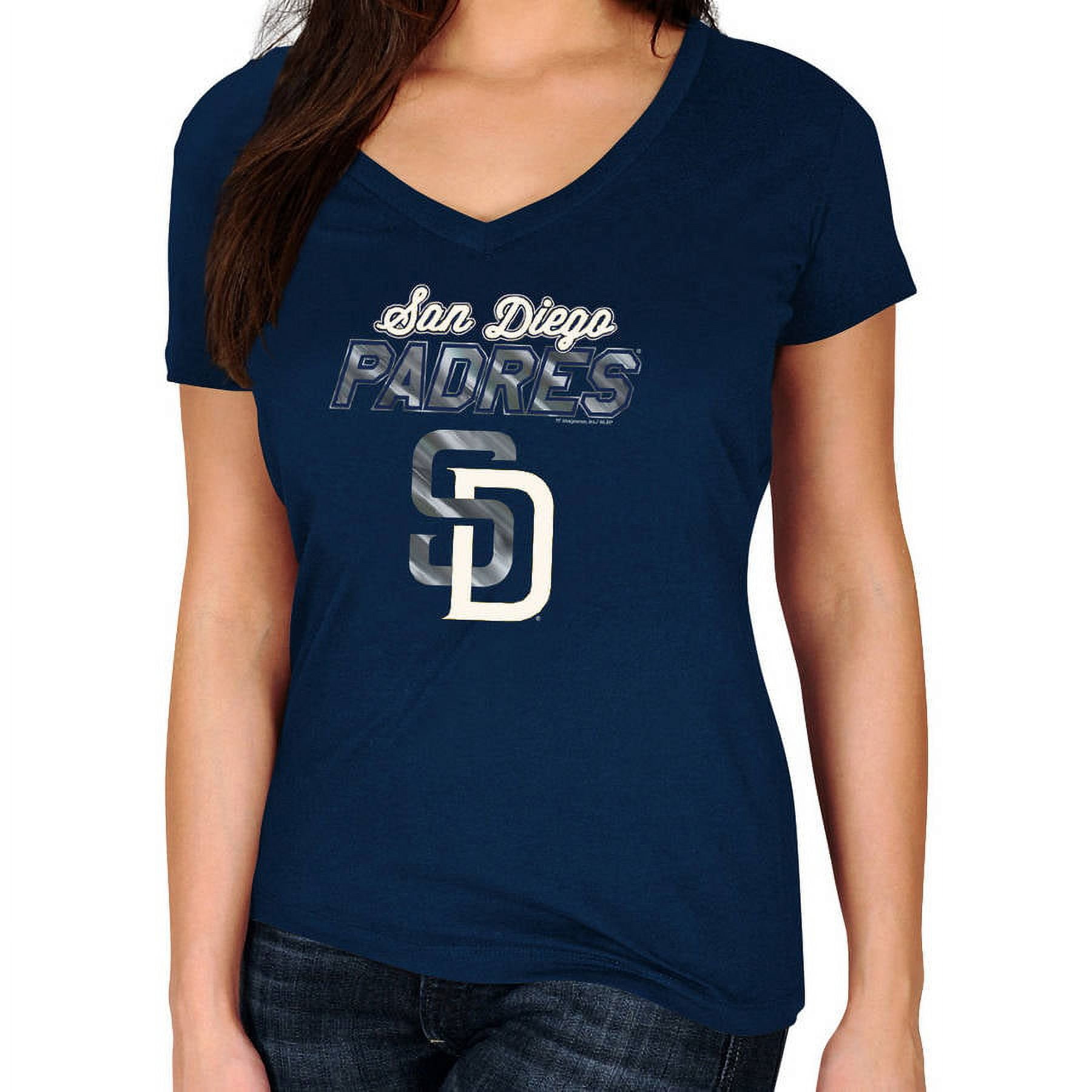 MLB San Diego Padres Plus Size Women's Basic Tee 
