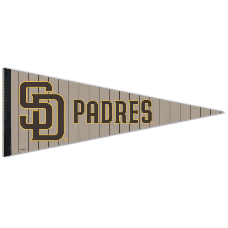 San Diego Padres Heritage History Banner Pennant - 15x24 Inch Felt Sports Banner For Wall Decor