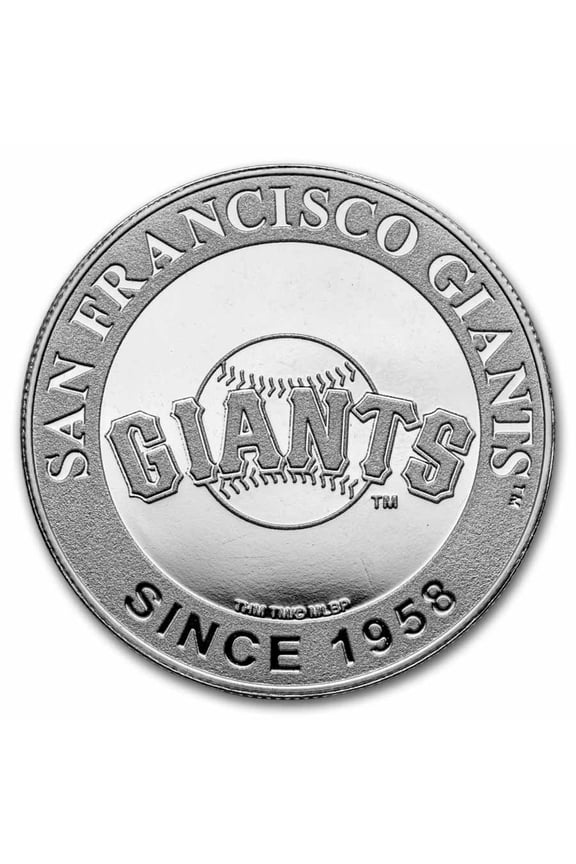 San Francisco Giants 1 oz Silver Round (w/Box)