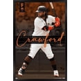 thumbnail image 1 of MLB San Francisco Giants - Brandon Crawford 22 Wall Poster, 14.725" x 22.375" Framed, 1 of 5