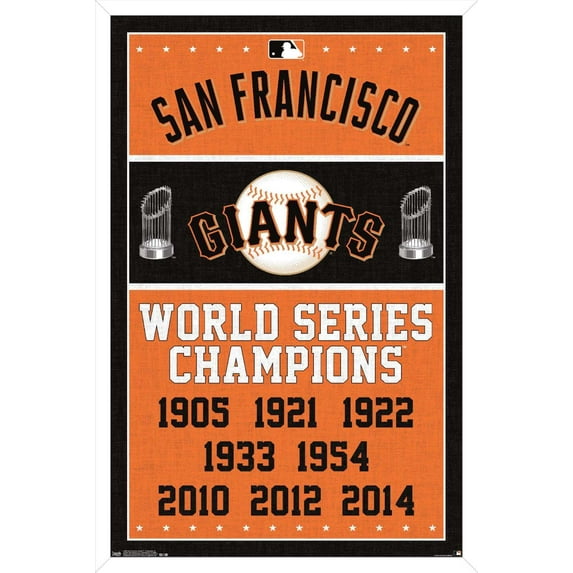 MLB San Francisco Giants - Champions Wall Poster, 14.725" x 22.375", Framed