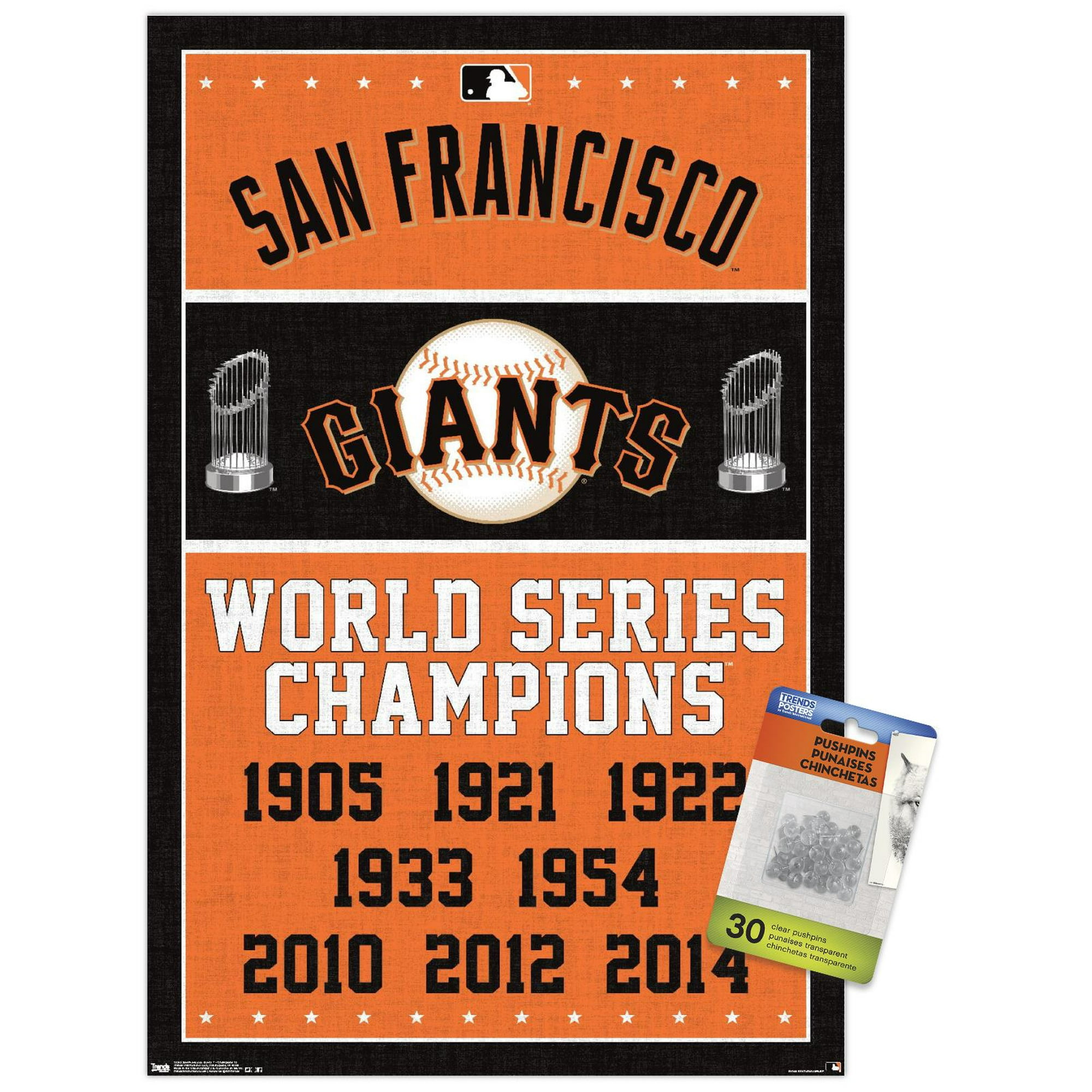 MLB 2010 2012 2014 San Francisco Giants World Series Championship