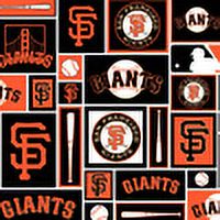 MLB San Francisco Giants Cotton Fabric, per Yard