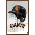 thumbnail image 1 of MLB San Francisco Giants - Drip Helmet 22 Wall Poster, 22.375" x 34" Framed, 1 of 5