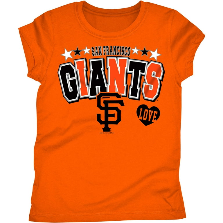 Girls sf giants shirt top