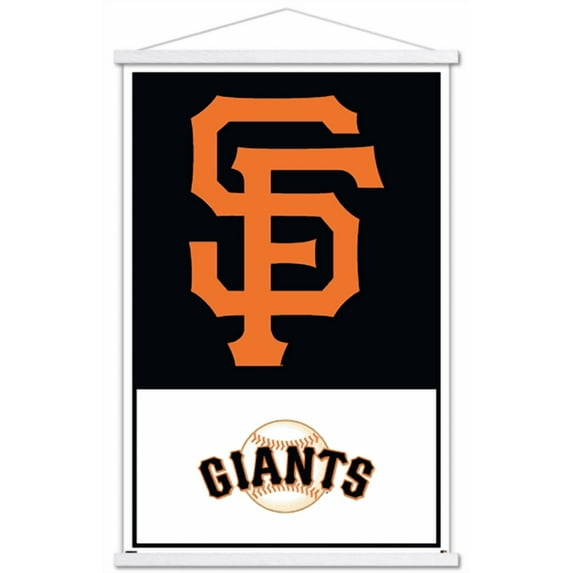 MLB San Francisco Giants - Logo 22 Wall Poster with Magnetic Frame, 22.375" x 34"