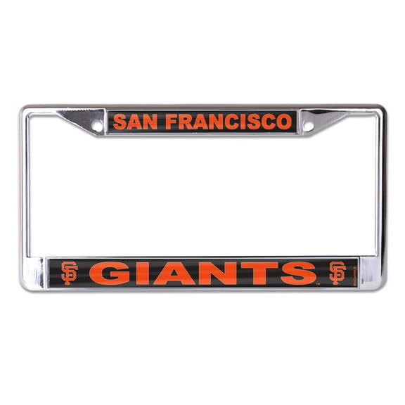 MLB San Francisco Giants Logo Mega Small Over Large License Plate Frame
