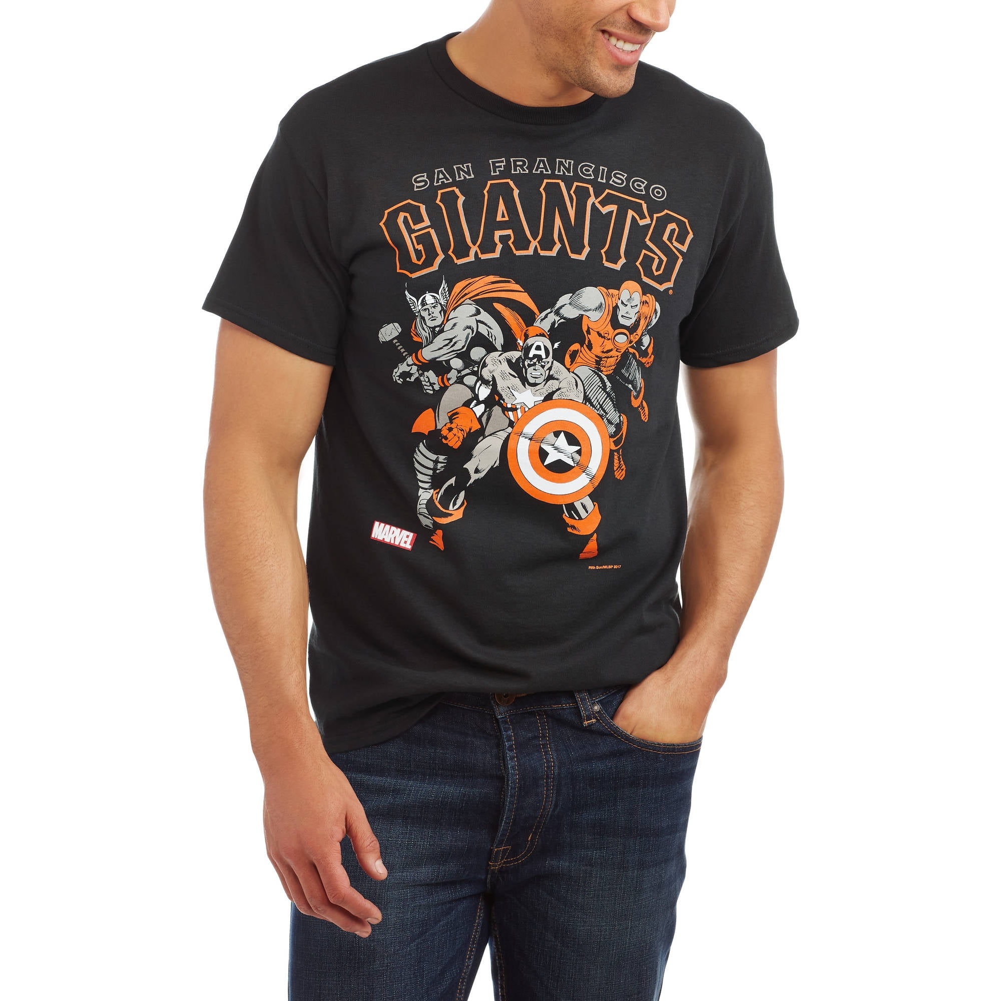 San Francisco Giants Fanatics Branded Star Wars Hero & Villain T-Shirt -  Black