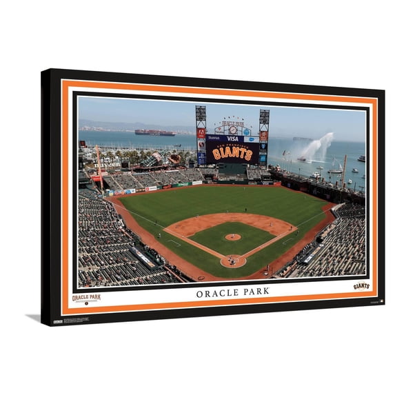 MLB San Francisco Giants - Oracle Park 22 Canvas Wall Poster, 22.375" x 34"