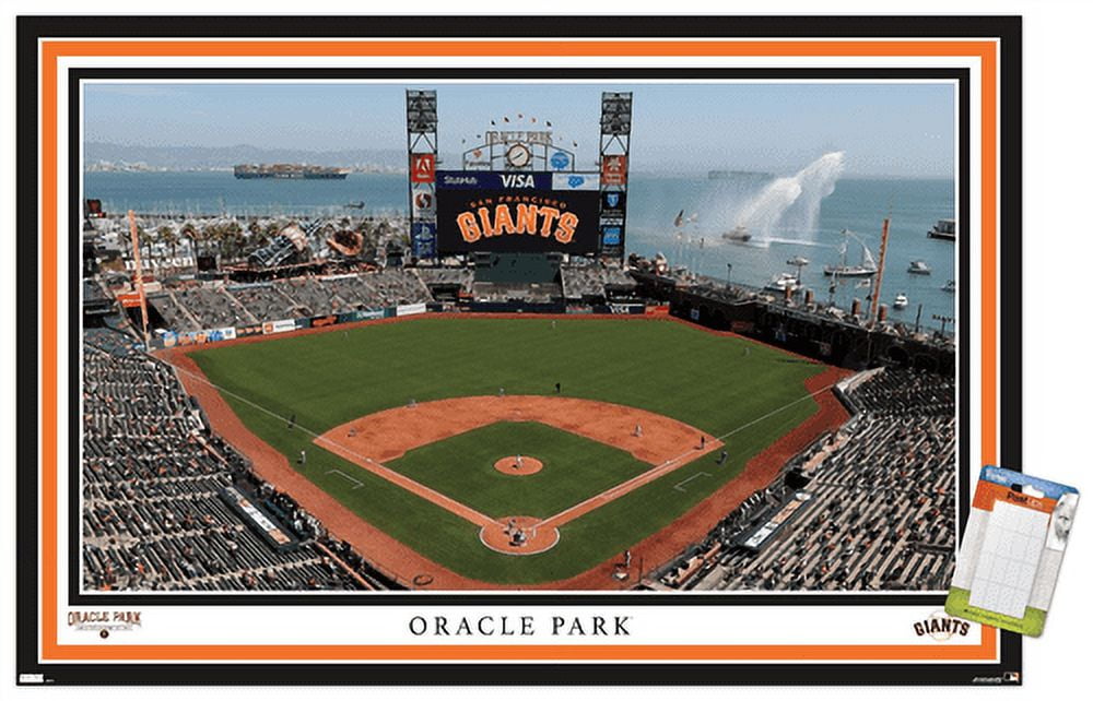 MLB San Francisco Giants - Oracle Park 22 Wall Poster, 22.375