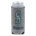 thumbnail image 1 of MLB Seattle Mariners Heather Gray 12oz Slim Can Cooler, Collapsible, 1 of 2